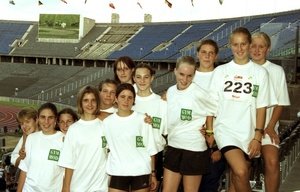 Das Ende einer Ära: 1999 schafften es die Marktoberdorfer Leichtathletinnen zum vorerst letzten Mal zum Bundesfinale in Berlin.