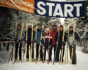 Wieder ein hervorragender zweiter Platz beim Bundefinale der Skilangläufer in Schonach 1985.