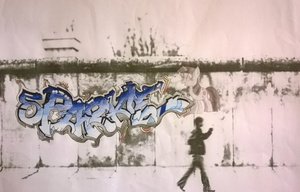 Graffito | Mischtechnik auf Fotokopie
