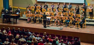 Sorgte für einen groovenden Abschluss: Die Big Band (Leitung Dr. Susanne Holm)