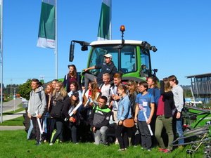 Die Besichtigung des Fendt-Agco Werks.