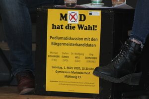 Am 15. März hat MOD die Wahl. Der Kurs Politik aktuell hofft auf eine Wahlbeteiligung von 100%!