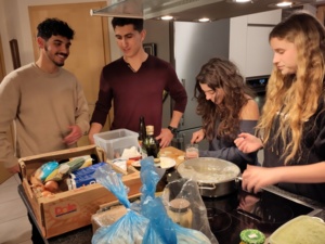 Kochen am israelischen Abend...