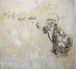 Es ist schick (chic) oder gesch... (chié)? Wie man den letzten Buchstaben liest, macht einen großen Unterschied.